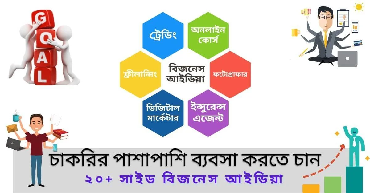 চাকরির পাশাপাশি ব্যবসা
